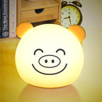 Lumendat Cartoon Animal Colorful Silicone LED Night Light Table Lamp Lumendat