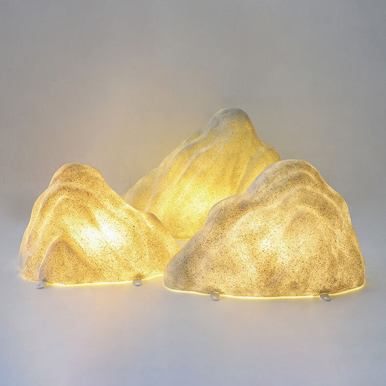 Modern Stone Rockery Outdoor Waterproof LED Garden Landscape Light Lumendat