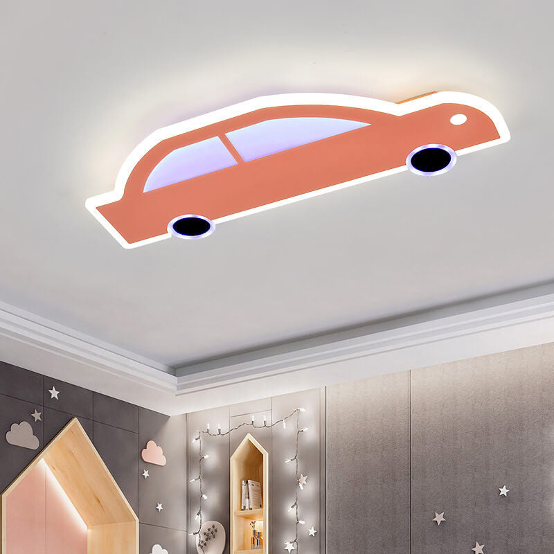Lumendat Cartoon Creative Car Shape Iron LED Flush Mount Ceiling Light Lumendat