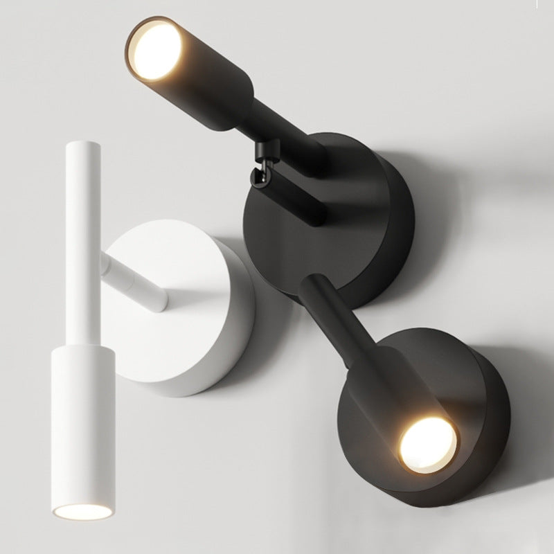 Minimalist Spotlight Rotatable LED Semi-Flush Mount Ceiling Light Lumendat