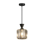 Contemporary Luxury Radiant Prismatic Clear Crystal Shade 1-light Pendant Light for Living Room