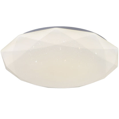 Modern Simplicity Full Sky Star Diamond Shape LED Flush Mount Ceiling Light for Living Room