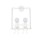 Lumendat Contemporary Creative Iron Children's Ball 2-Light Wall Sconce Lamp For Bedroom Lumendat