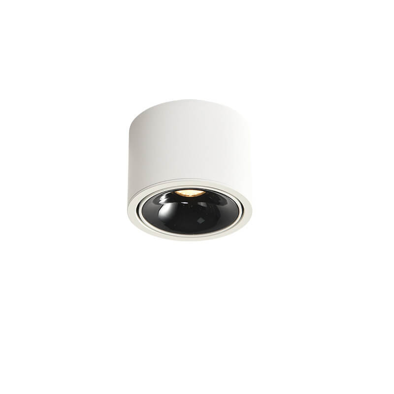 Modern Minimalist Round Spotlight Adjustable LED Flush Mount Ceiling Light BulbSquare