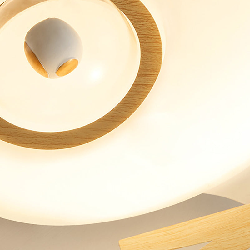 Lumendat Modern Minimalist Kids Airplane Iron PE LED Flush Mount Ceiling Light For Bedroom Lumendat