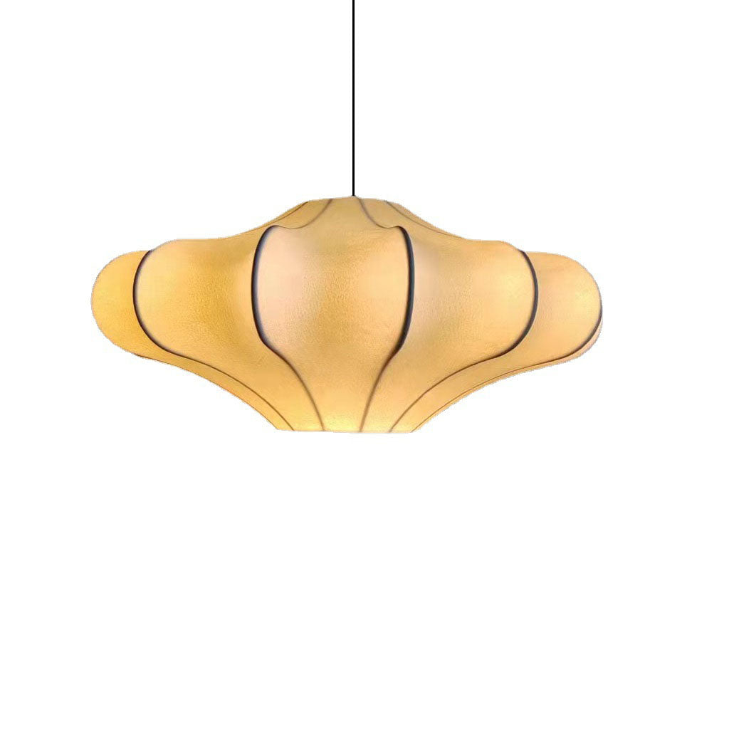 Nordic Simple Wrought Silk Lantern 1-light Pendant Light BulbSquare