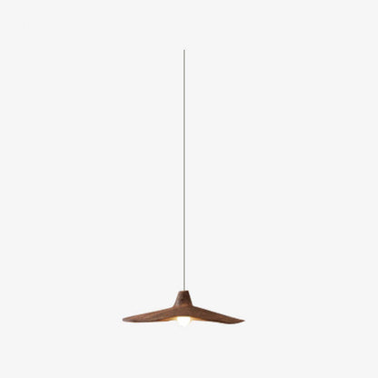 Japanese Vintage Resin Lotus Leaf 1-light Pendant Light