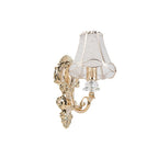 Traditional European Resin Iron Conic Cylinder 1-Light Wall Sconce Lamp For Bedside