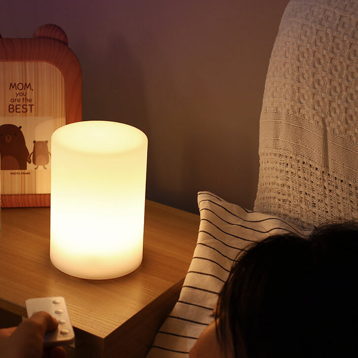 Creative Geometry PE Battery Remote Night Light Decorative Table Lamp Lumendat