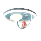 Lumendat Contemporary Creative Resin Kids Cartoon LED Flush Mount Ceiling Light For Bedroom Lumendat
