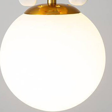 Contemporary Nordic Kids Orb Astronaut Iron Resin 1-light Pendant Light for Bedroom BulbSquare
