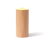 Modern Simple Wooden Cylindrical USB LED Table Lamp Lumendat
