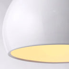 Modern Solid Color Round Head Iron 1-light Pendant Light Lumendat