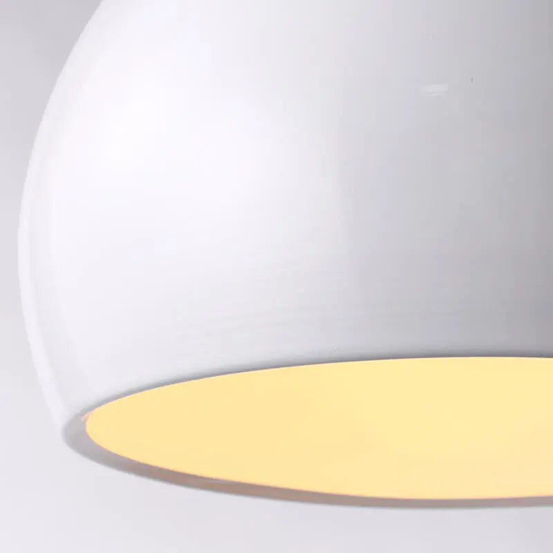 Modern Solid Color Round Head Iron 1-light Pendant Light Lumendat