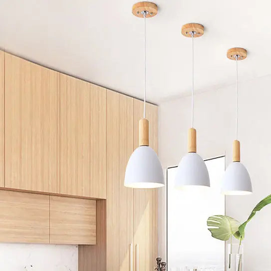 Nordic Minimalist Macaron Solid Color 1/3-light Chandelier Lumendat