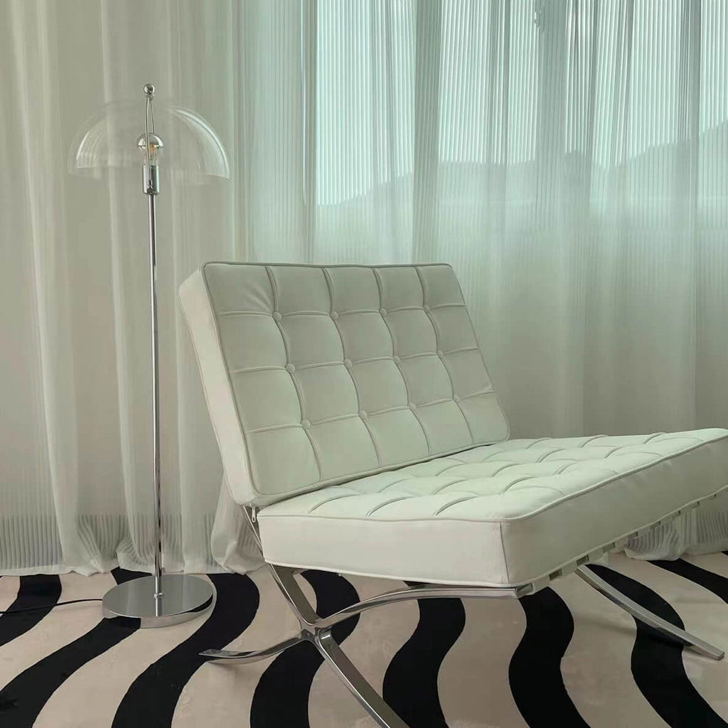 Creative Retro Acrylic Mushroom Design 1-Light Standing Floor Lamp Lumendat