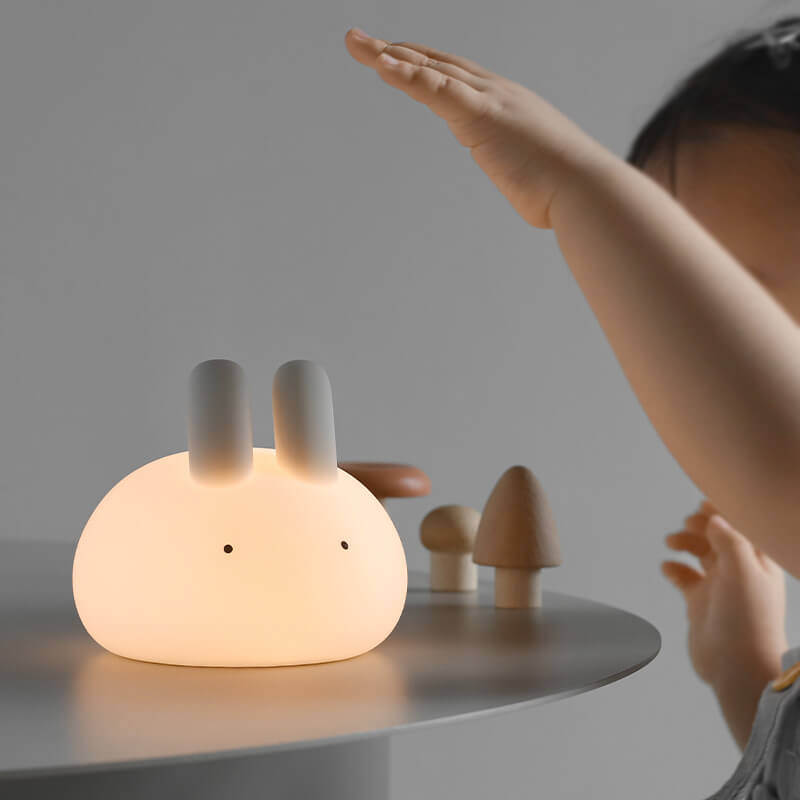 Lumendat Creative Cartoon Bunny Silicone LED Pat Night Light Table Lamp Lumendat