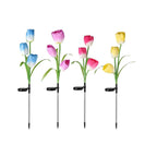Outdoor Solar Tulip LED Waterproof Lawn Ground Decorative Insert Landscape Light Lumendat