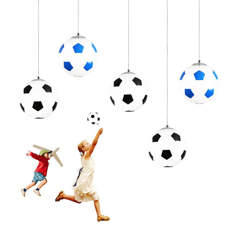 Modern Minimalist Creative Football 1-light Pendant Light BulbSquare