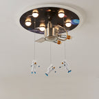 Lumendat Cartoon Creative Astronaut LED Kids Flush Mount Ceiling Light Lumendat