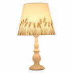 Modern Simple Floral Fabric Iron Vase Base 1-Light Table Lamp Lumendat
