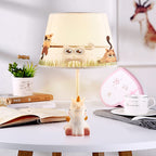Lumendat Nordic Fun Cartoon Pattern Resin Fabric Children 1-Light Table Lamp Lumendat