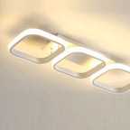 Nordic Simple Creative Square Combination Design LED Semi-flush Mount Light BulbSquare