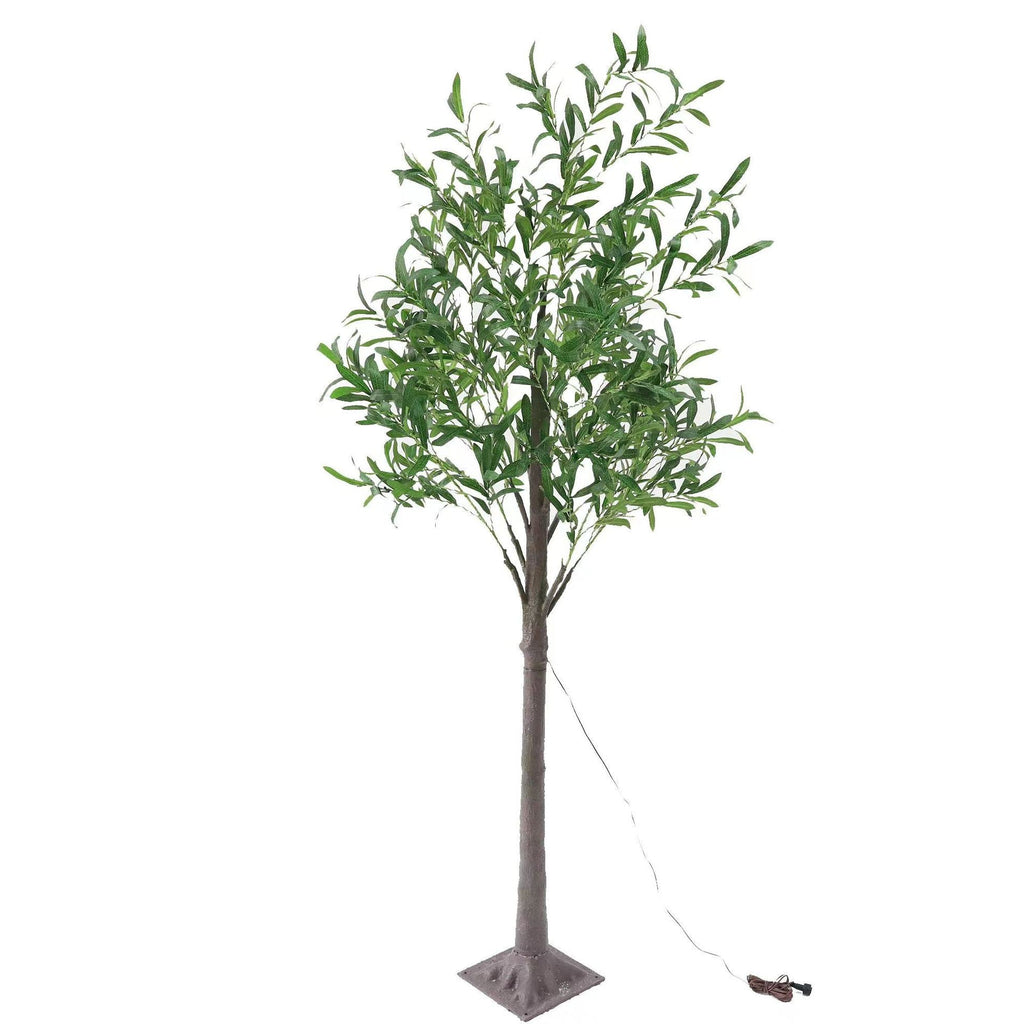 Modern Creative Olive Leaf LED Simulation Plants Decorative Light Lumendat