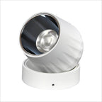 Modern Minimalist Aluminum Adjustable Angle LED Spotlight Semi-Flush Mount Ceiling Lumendat