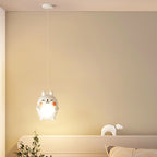 Lumendat Modern Art Deco Kids Iron Acrylic Rabbit LED Pendant Light For Bedroom Lumendat