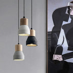 Nordic Cement Tapered 1-light Mini LED Pendant Light BulbSquare