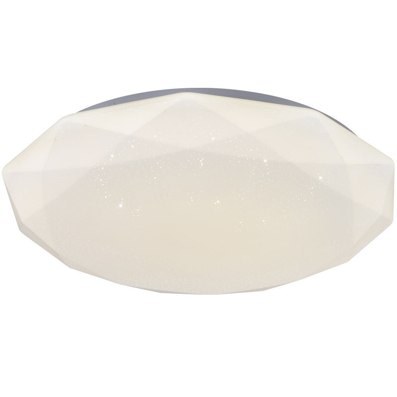 Modern Simplicity Full Sky Star Diamond Shape LED Flush Mount Ceiling Light for Living Room
