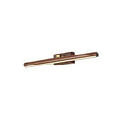 Nordic Minimalist Beechwood Copper Cylinder LED Bathroom Vanity Mirror Front Wall Sconce Lamp For Living Room & Bathroom Lumendat