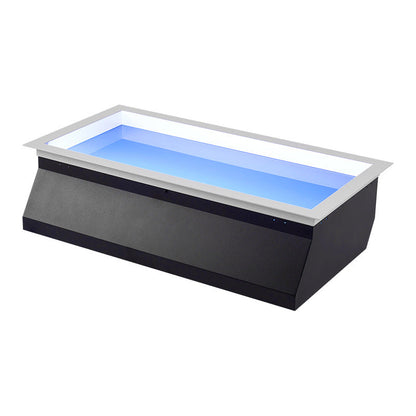 Modern Minimalist Smart Blue Sky Metal LED Flush Mount Ceiling Light for Living Room