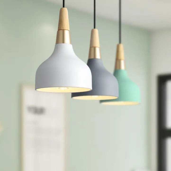 Creative Modern Macaron Disc Art 1-light Pendant Light Lumendat