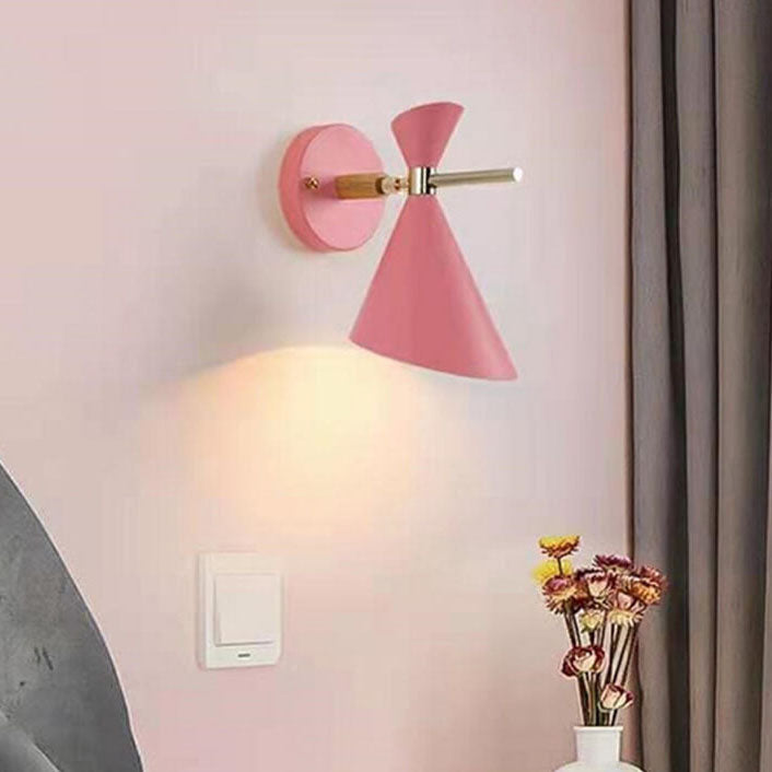 Nordic Simple Horn Shade 1-Light Wall Sconce Lamp Lumendat