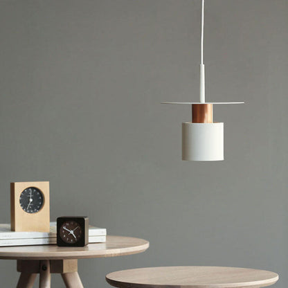 Modern Creative Cylinder Shade Metal 1-Light LED Pendant Light