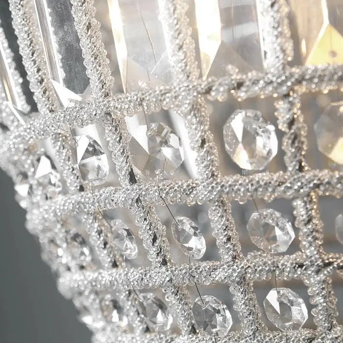 Modern Art Deco Hot Air Balloon Shaped Iron Crystal 1/3/6 Light Chandelier for Living Room Lumendat