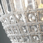 Modern Art Deco Hot Air Balloon Shaped Iron Crystal 1/3/6 Light Chandelier for Living Room Lumendat