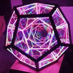 Infinity Dodecahedron LED Night Light Art Table Lamp Lumendat