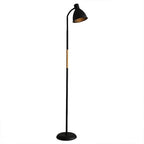 Nordic Minimalist Iron Cone Long Pole 1-Light Standing Floor Lamp Lumendat