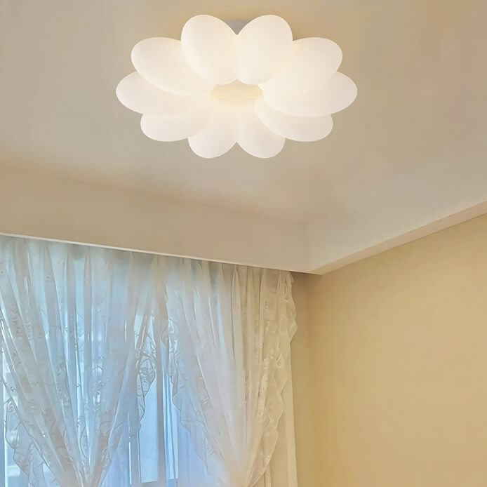 Lumendat Modern Minimalist PVC Floral Shape LED Kids Flush Mount Ceiling Light Lumendat