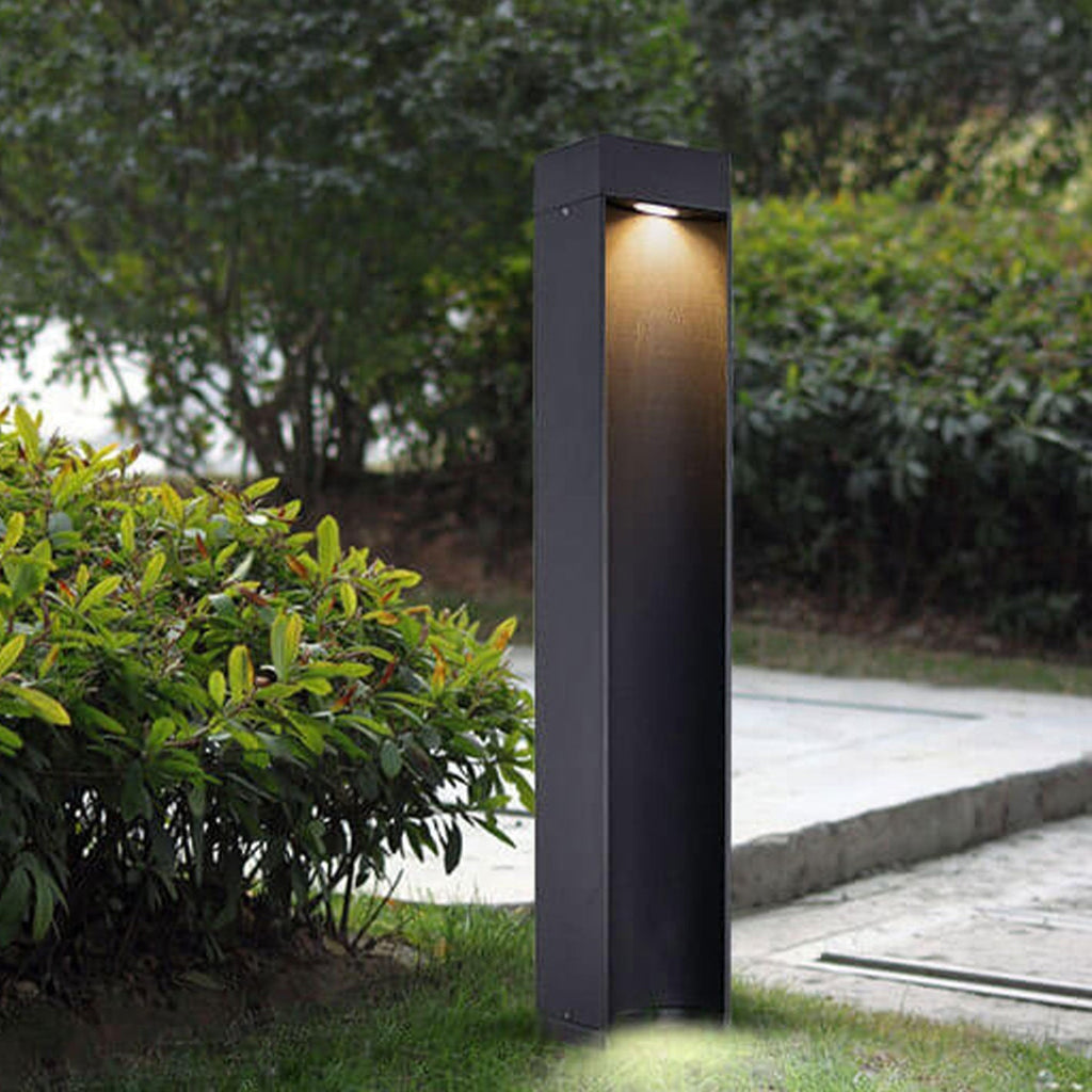 Simple Square Lawn Light Aluminum LED Outdoor Garden Path Lamp Lumendat