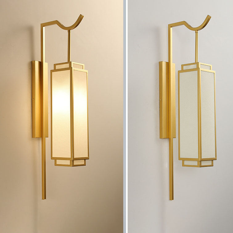Modern Light Luxury Vintage Iron Cloth 1-Light Wall Sconce Lamp Lumendat