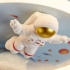 Lumendat Cartoon Creative Space Astronaut Resin LED Flush Mount Ceiling Light Lumendat