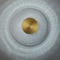 Industrial Full Copper Round Line Design LED Wall Sconce Lamp Lumendat