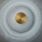 Industrial Full Copper Round Line Design LED Wall Sconce Lamp Lumendat