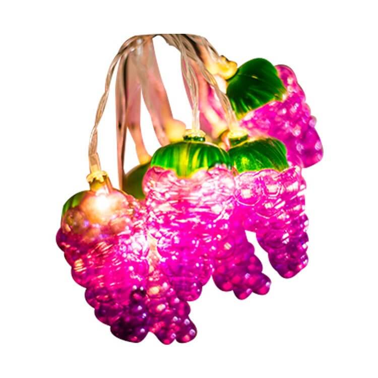 Fruit Grape String Lights LED Battery USB Decorative String Light Lumendat