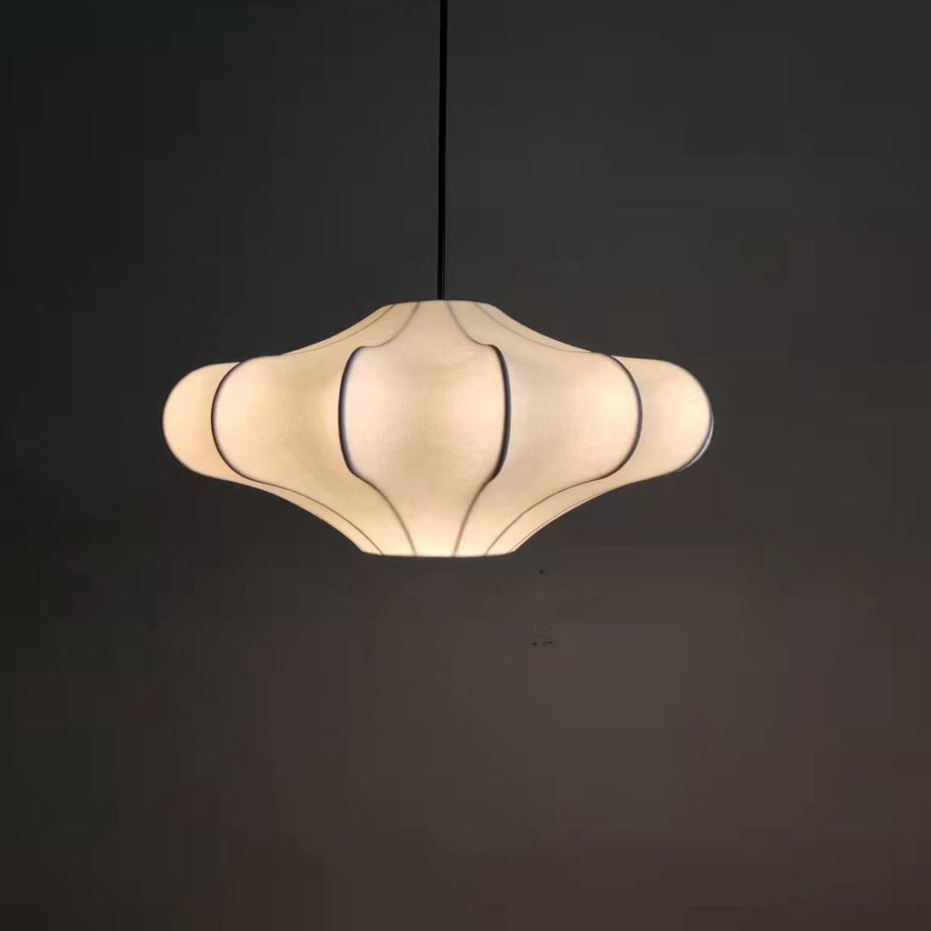 Nordic Simple Wrought Silk Lantern 1-light Pendant Light BulbSquare