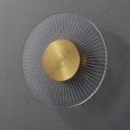 Industrial Full Copper Round Line Design LED Wall Sconce Lamp Lumendat